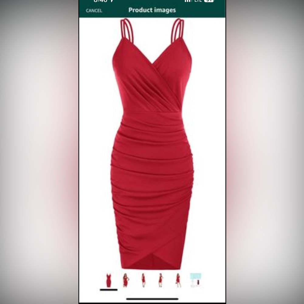 Red dress
